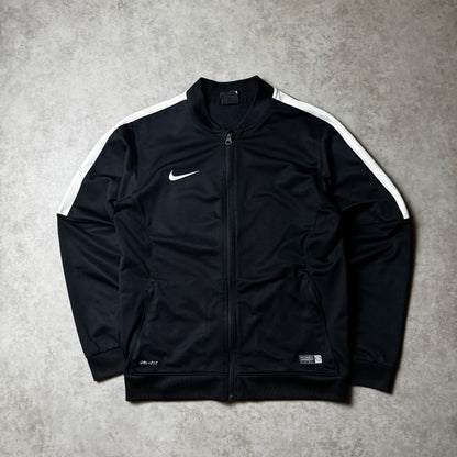 Black Nike Zip Up Hoodie - L