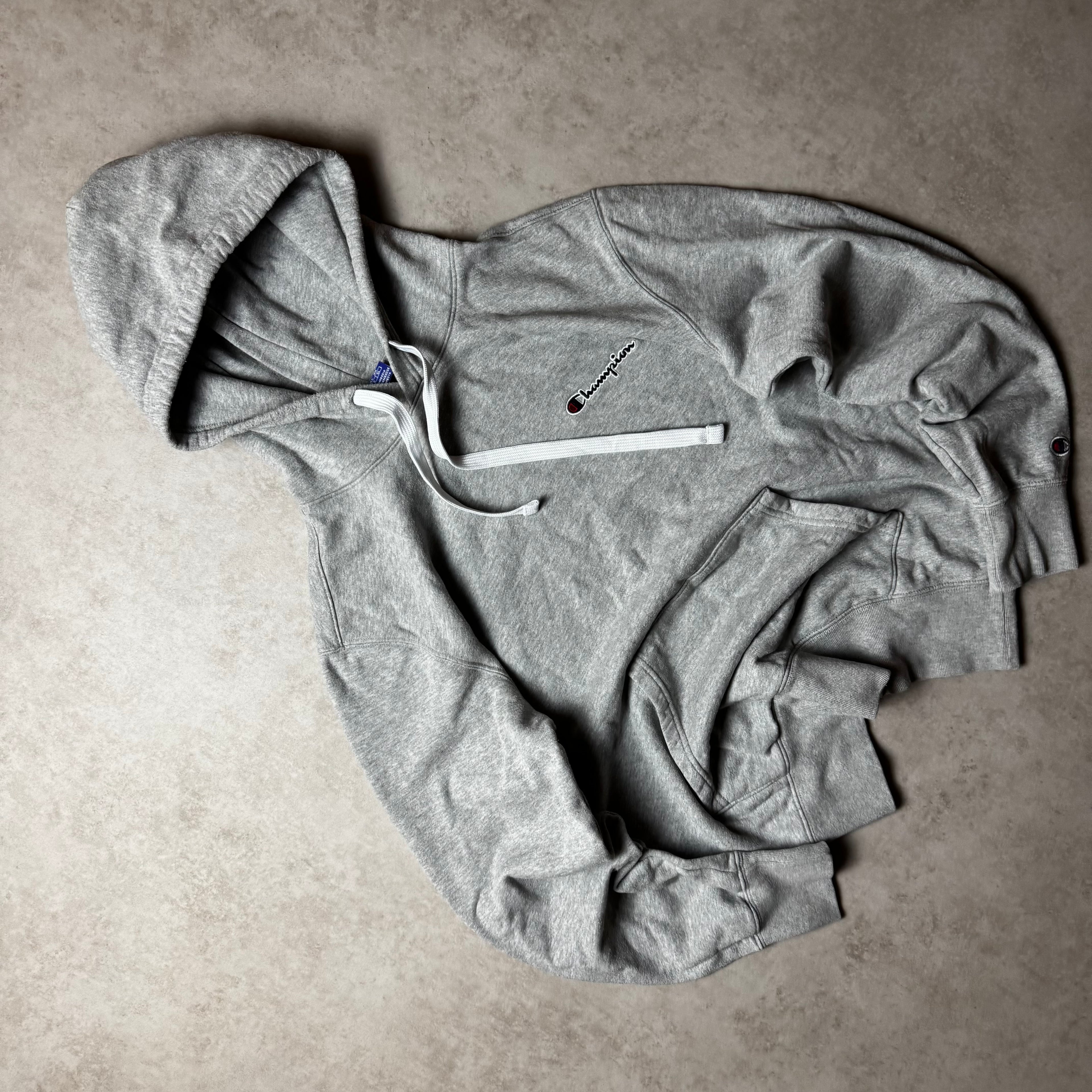Gray Champion Embroidery Hoodie - Size L