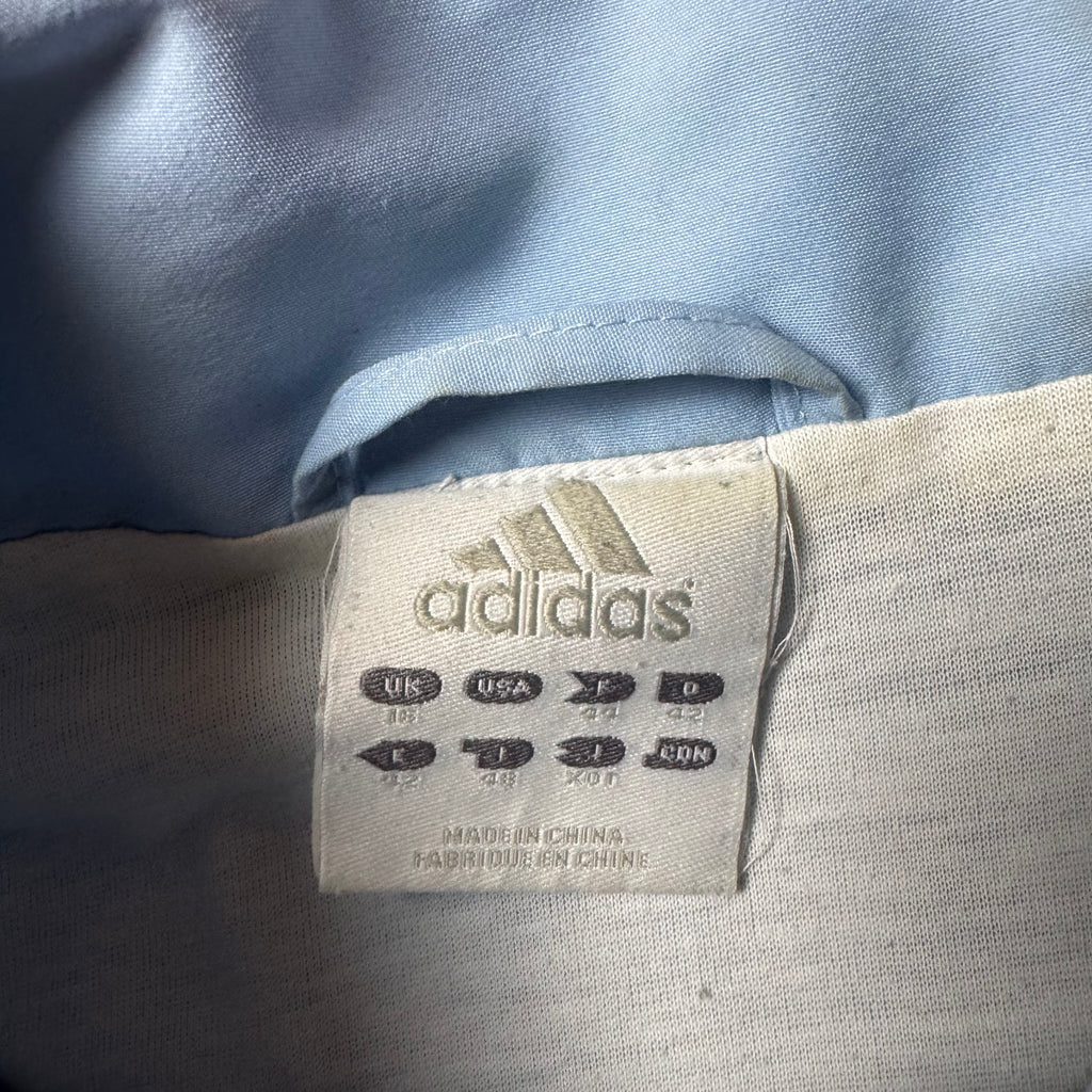 Light Blue Adidas Vintage Windbreaker - M