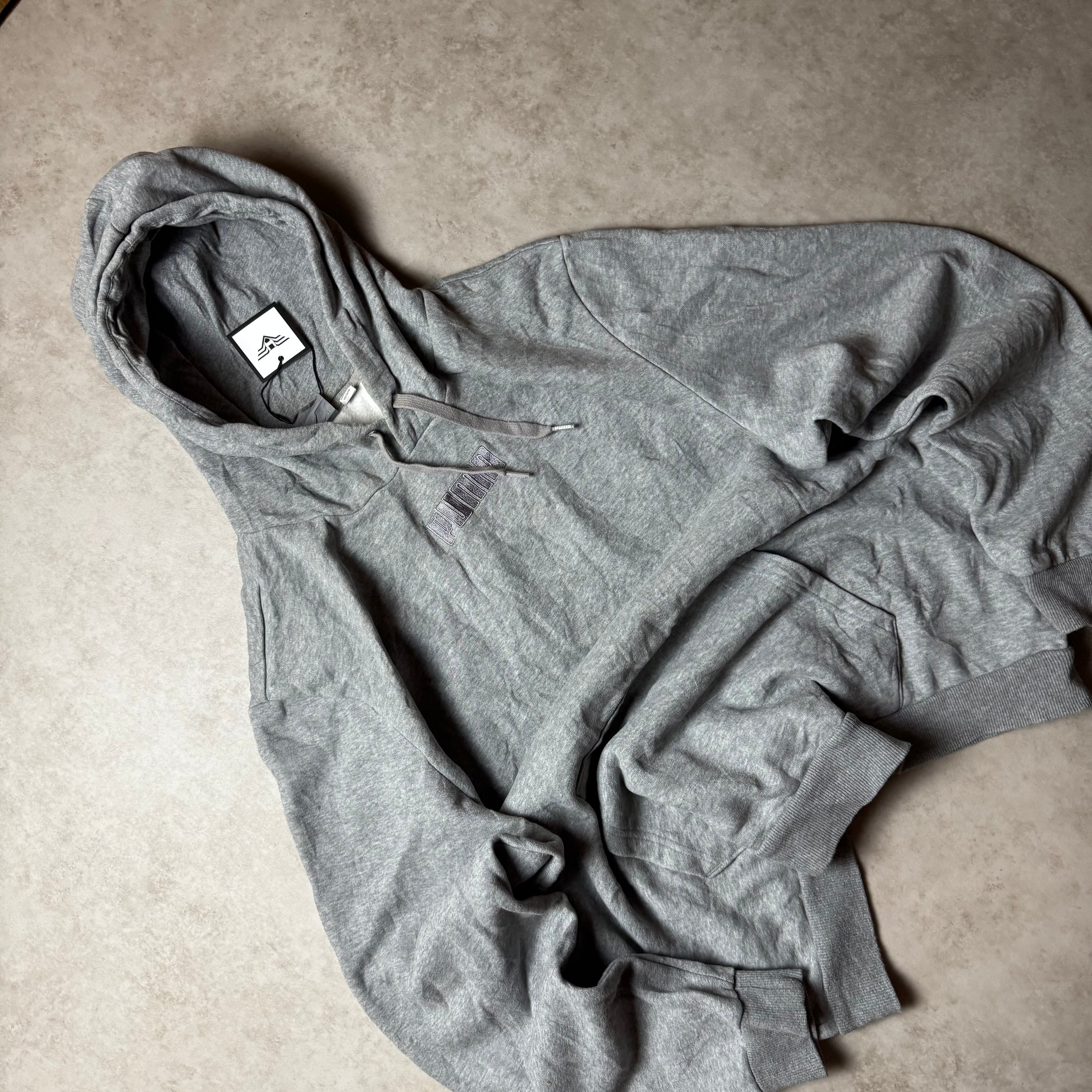 Grey Puma Hoodie - Size XXL