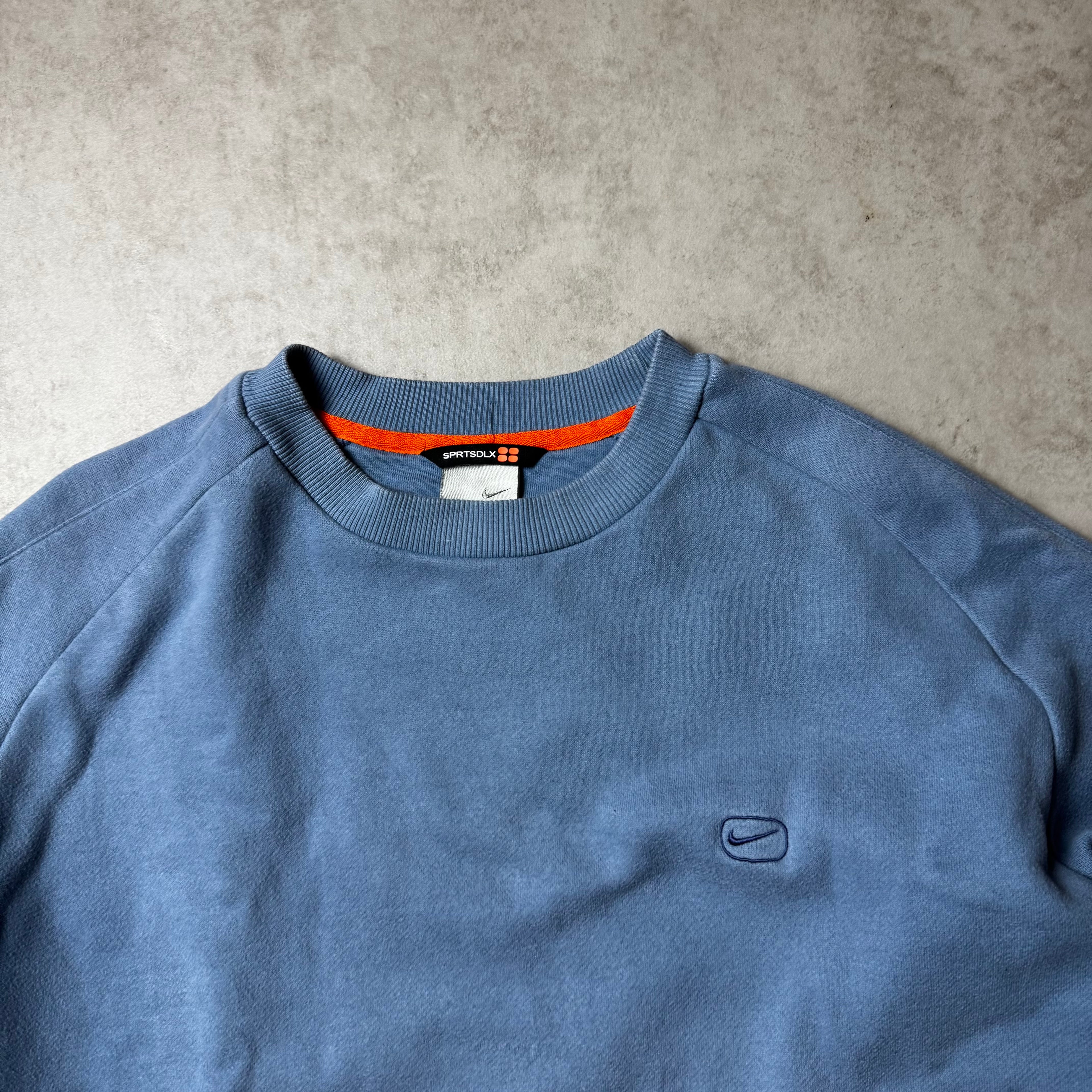 Light Blue Nike Vintage Sweatshirt - L