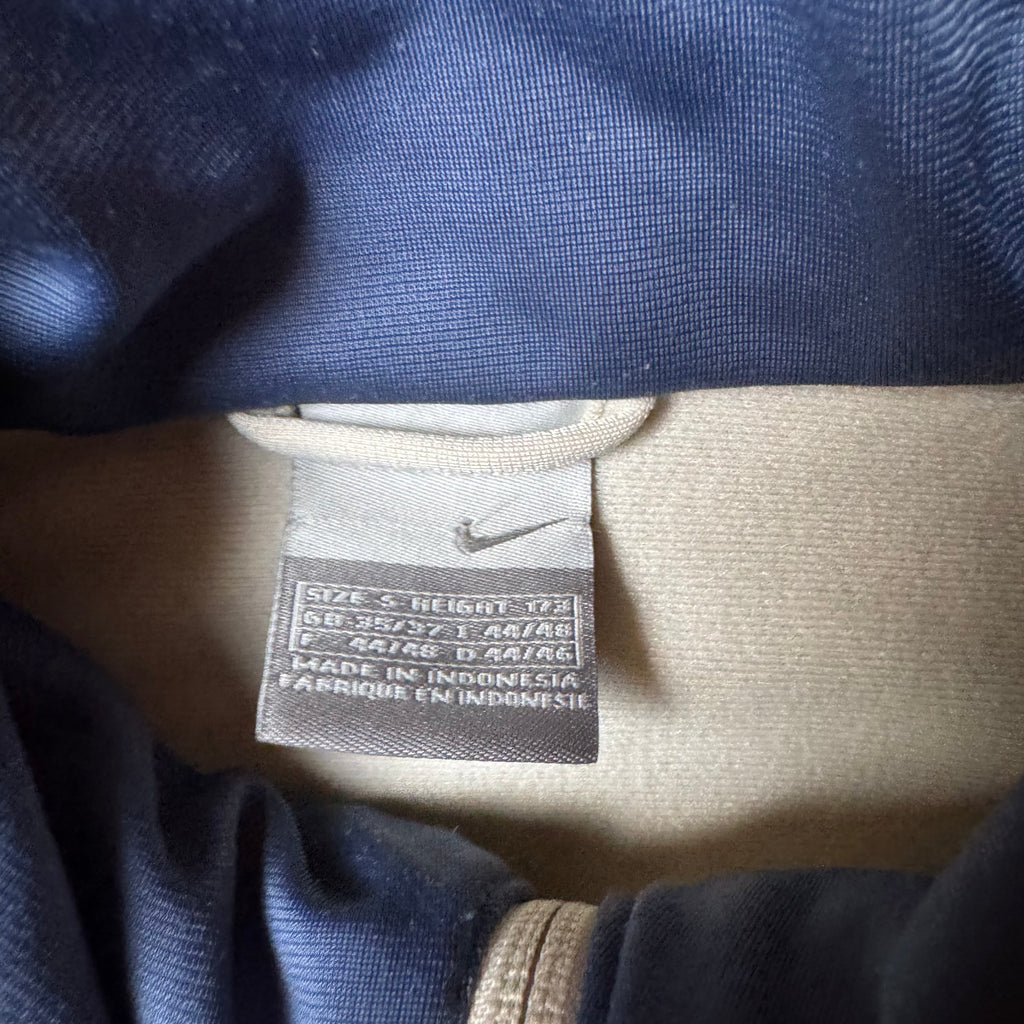 Beige Nike Vintage Zip Up Hoodie - S
