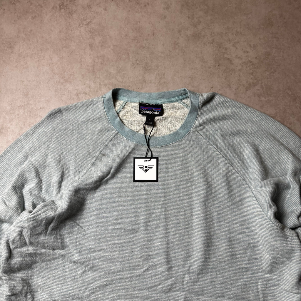Light Blue Patagonia Sweatshirt - L
