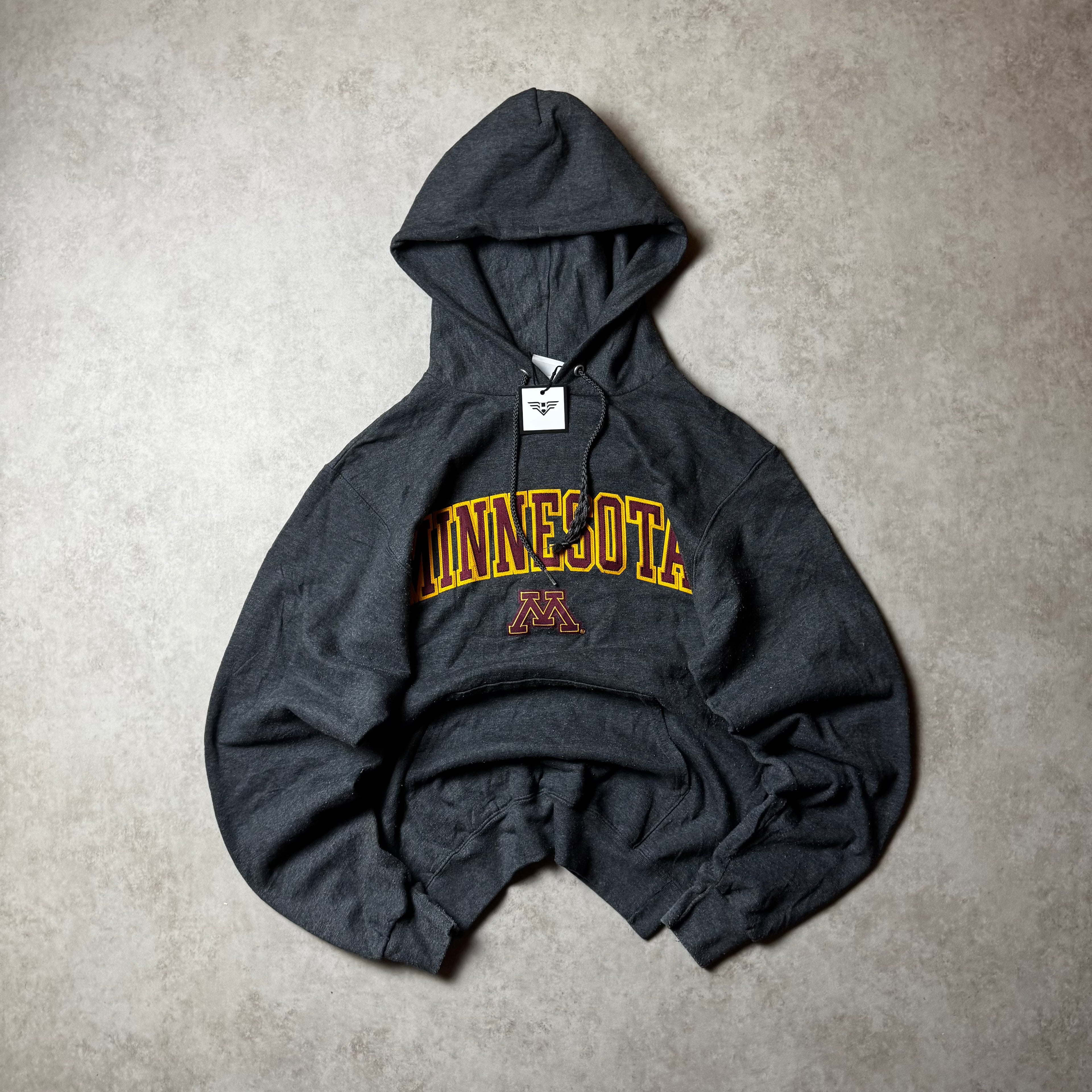 Dark Gray Minnesota Champion Hoodie - Size S