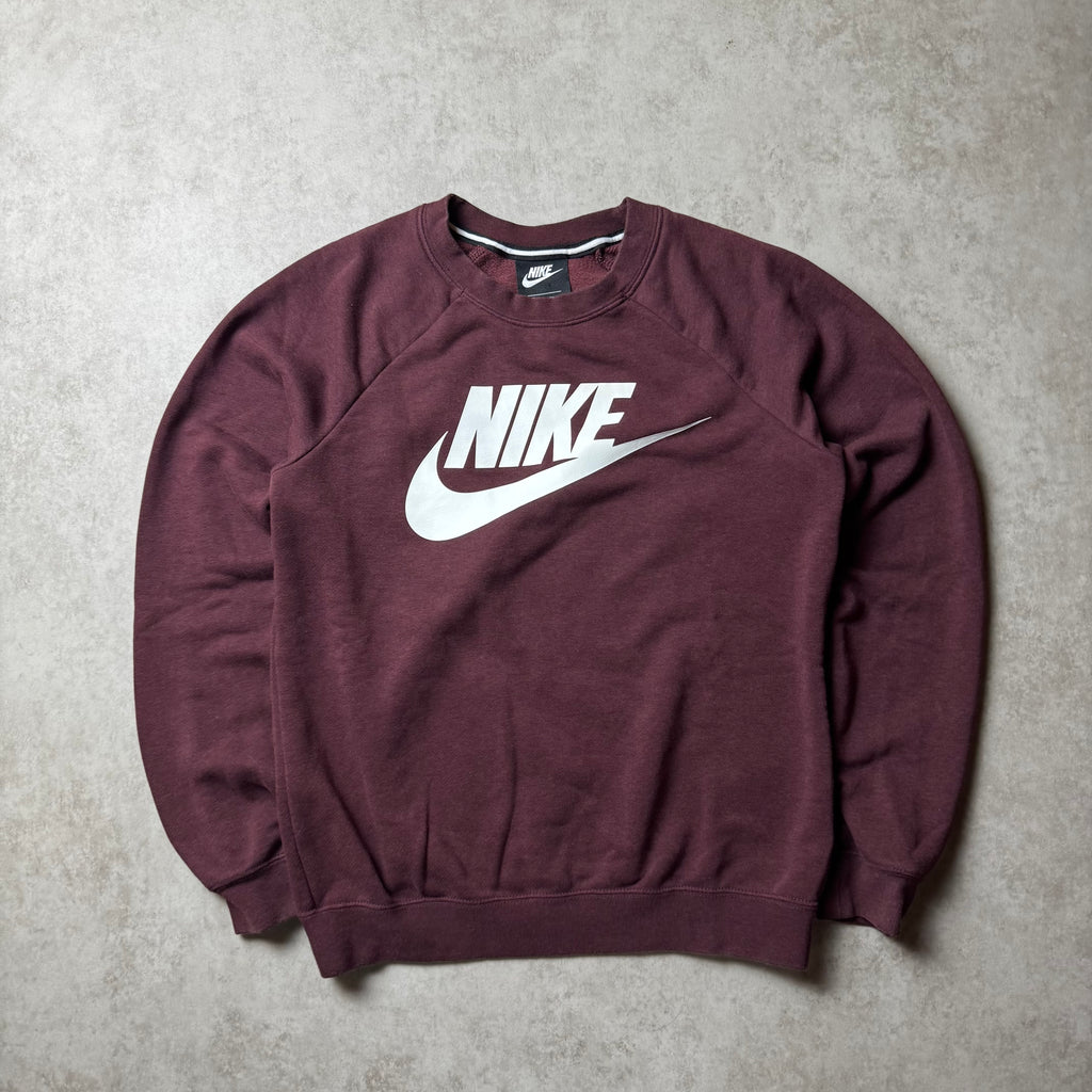 Dark Red Nike Sweatshirt - XS