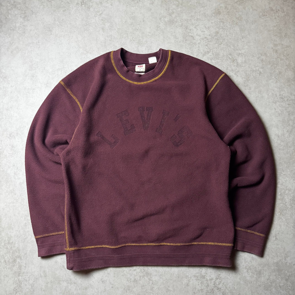 Dark Red Levi's Sweatshirt - S