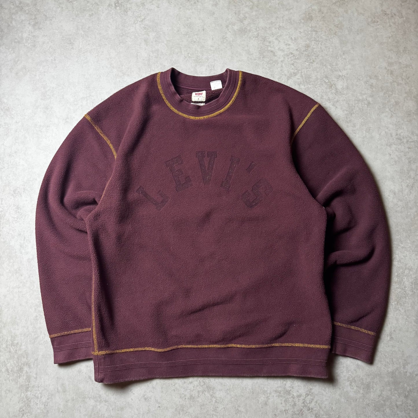 Dark Red Levi's Sweatshirt - S