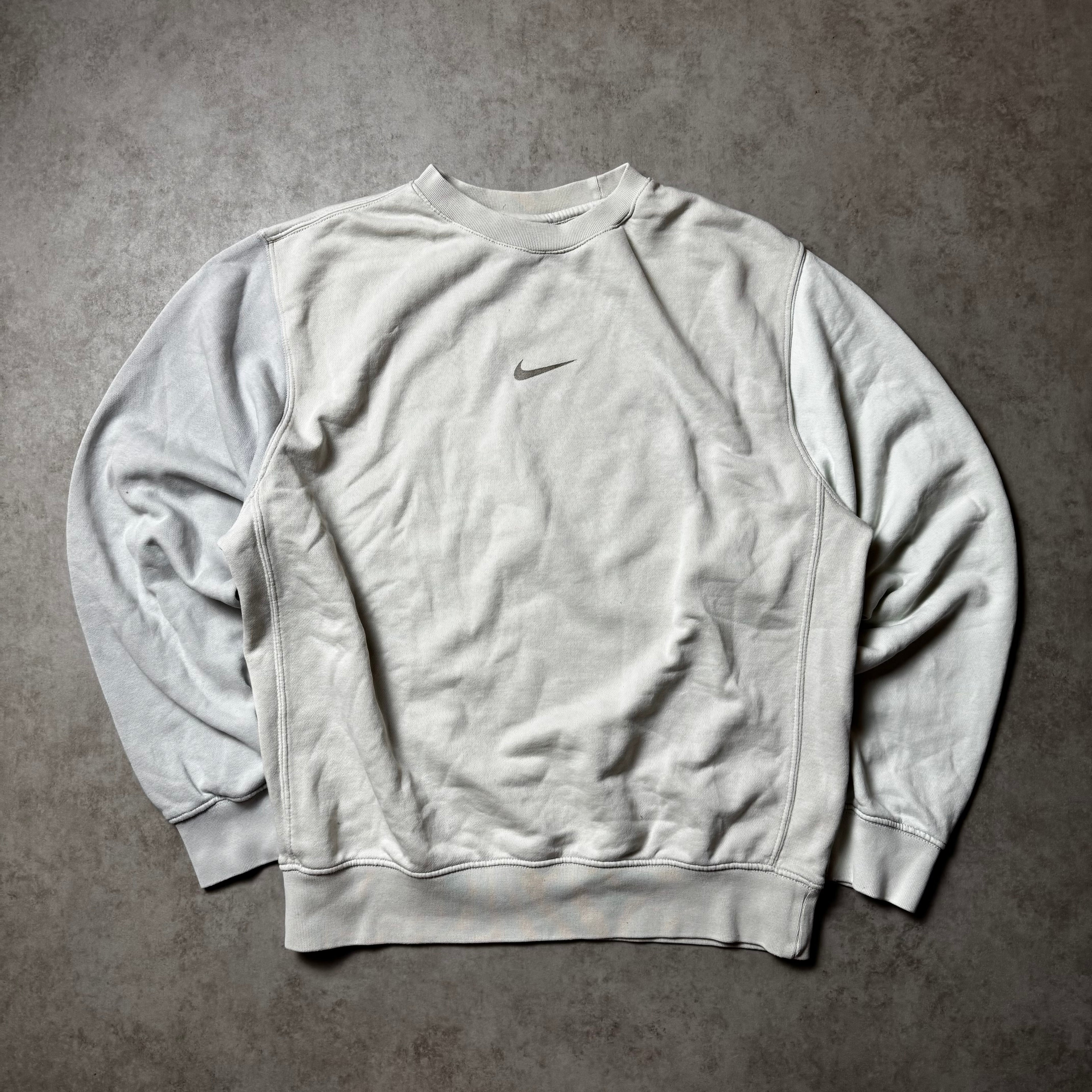 Beige Nike Vintage Sweatshirt - S