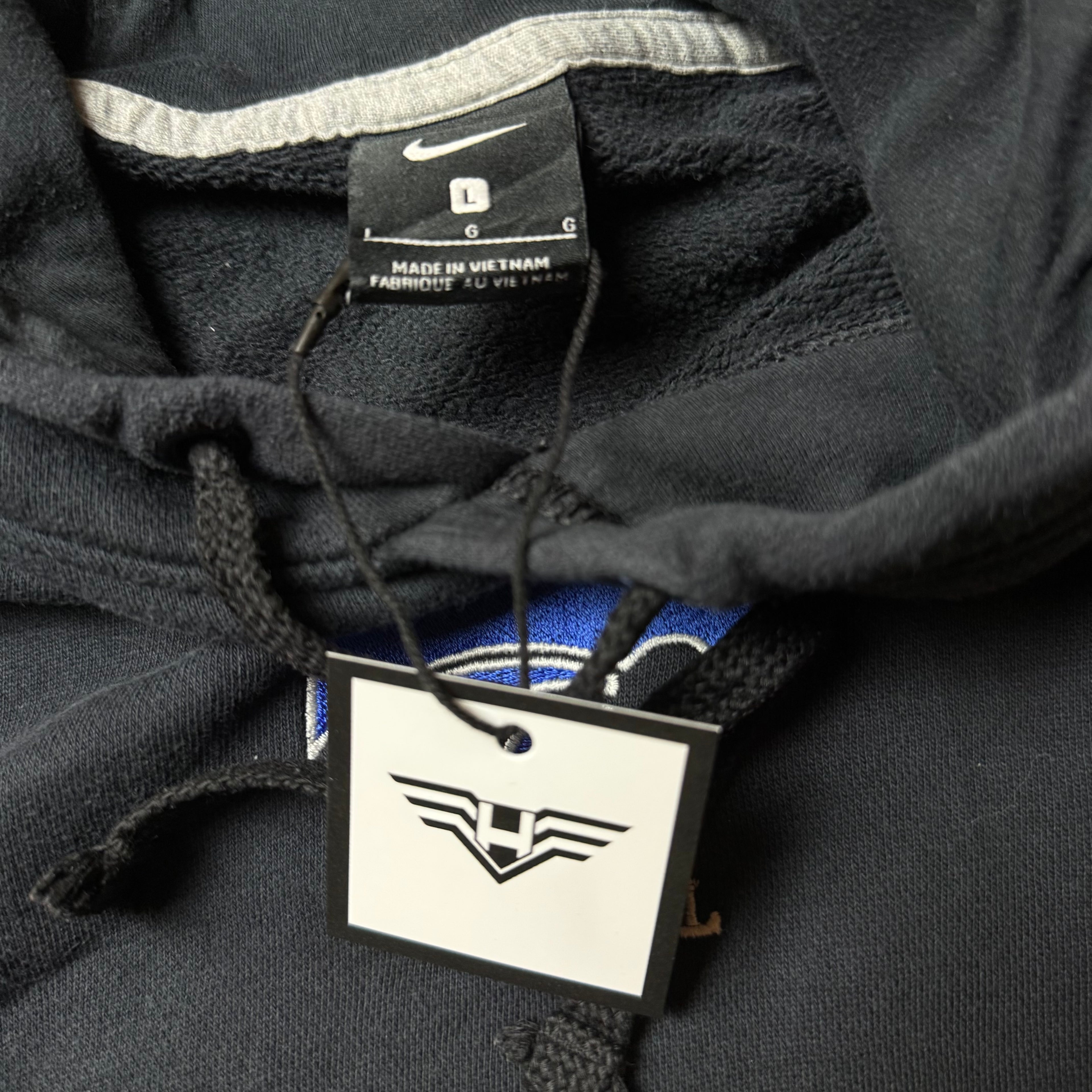 Black Nike Football Hoodie - Size L