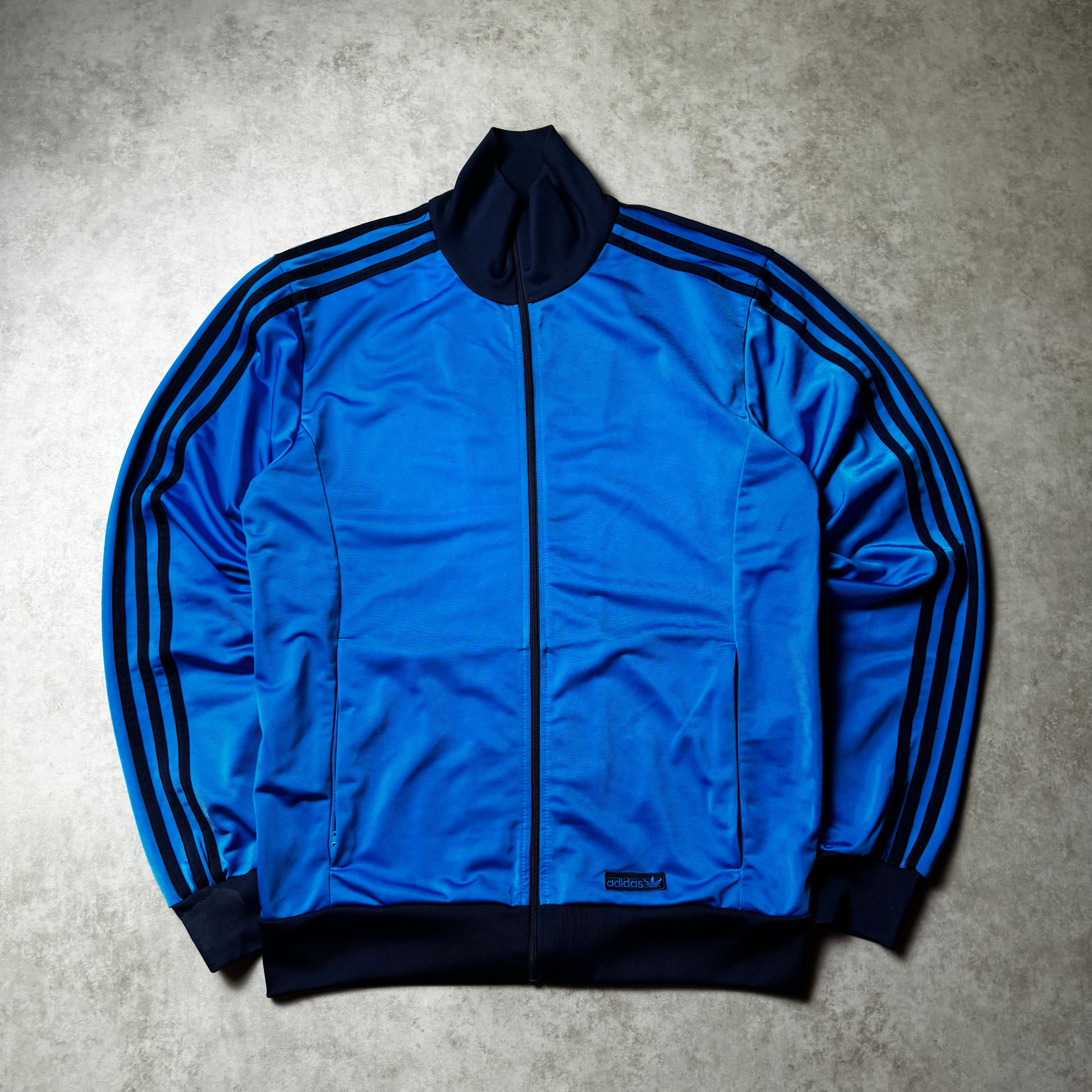 Blue Adidas Zip Up Hoodie - M