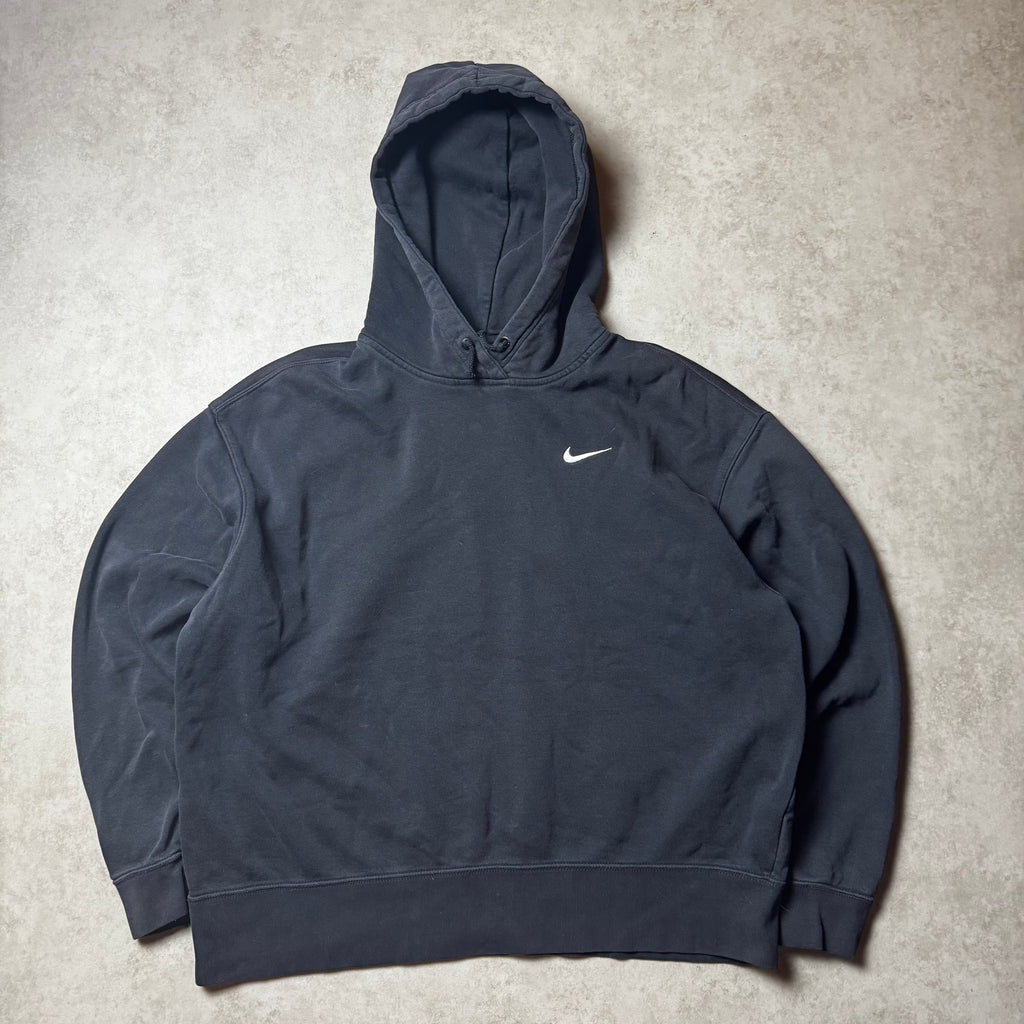 Black Boxy Nike Hoodie - L