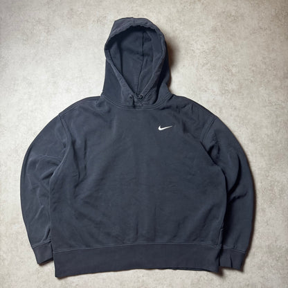 Black Boxy Nike Hoodie - L