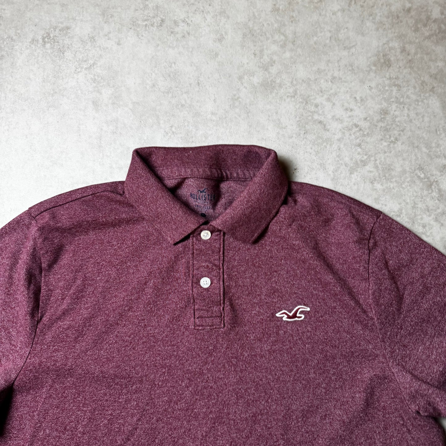 Dark Red Hollister Polo - XL