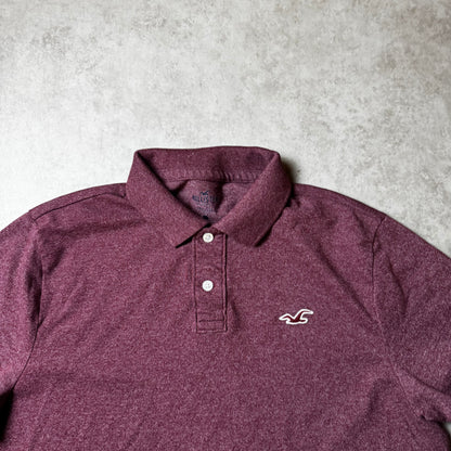 Dark Red Hollister Polo - XL