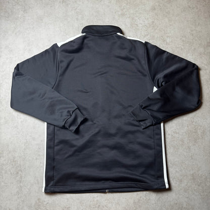 Black Adidas Zip Up Hoodie - L