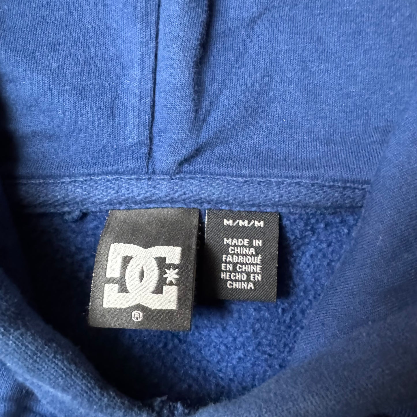 Blue DC Shoes Vintage Hoodie - M