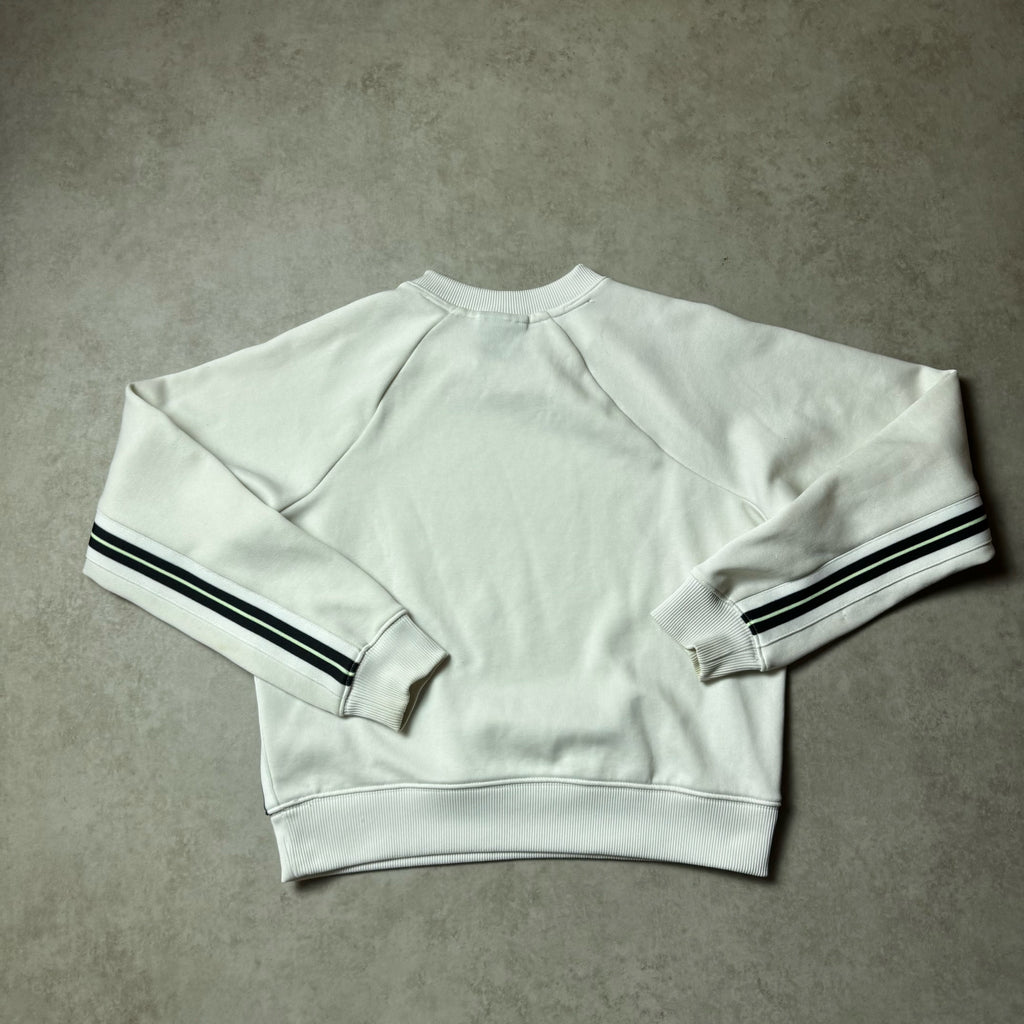 White Nike Cropped Sweatshirt - XS