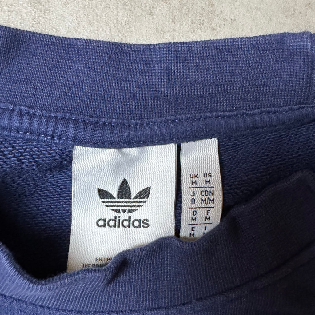 Navy Adidas Sweatshirt - M