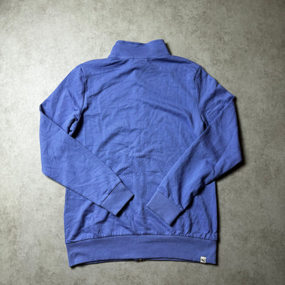 Blue Puma Zip Up Hoodie - L