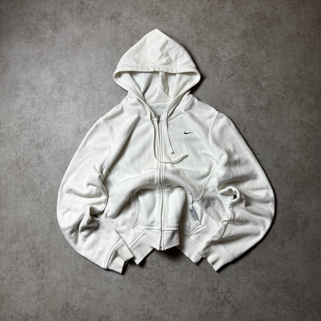 White Nike Hoodie - Size L