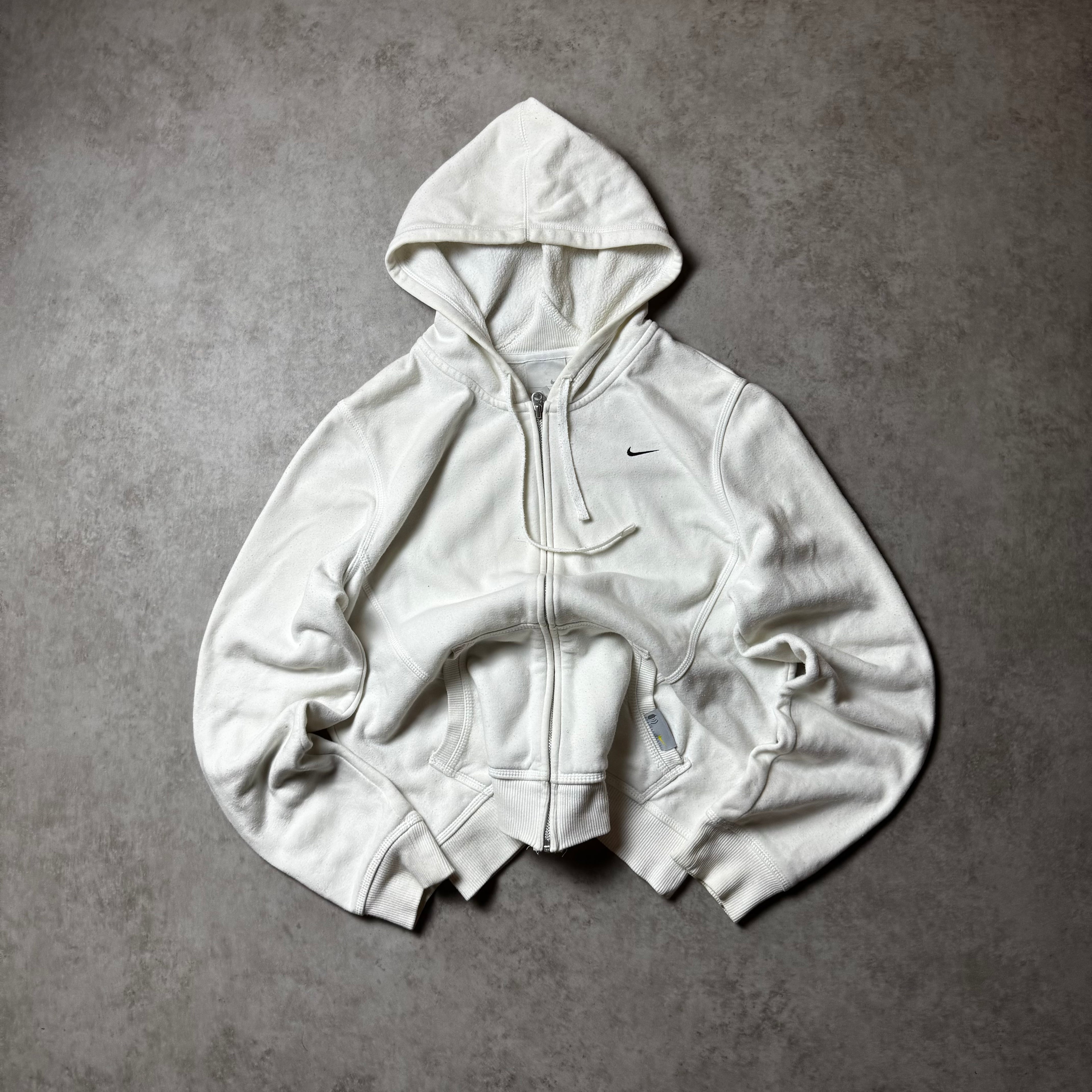 White Nike Hoodie - Size L