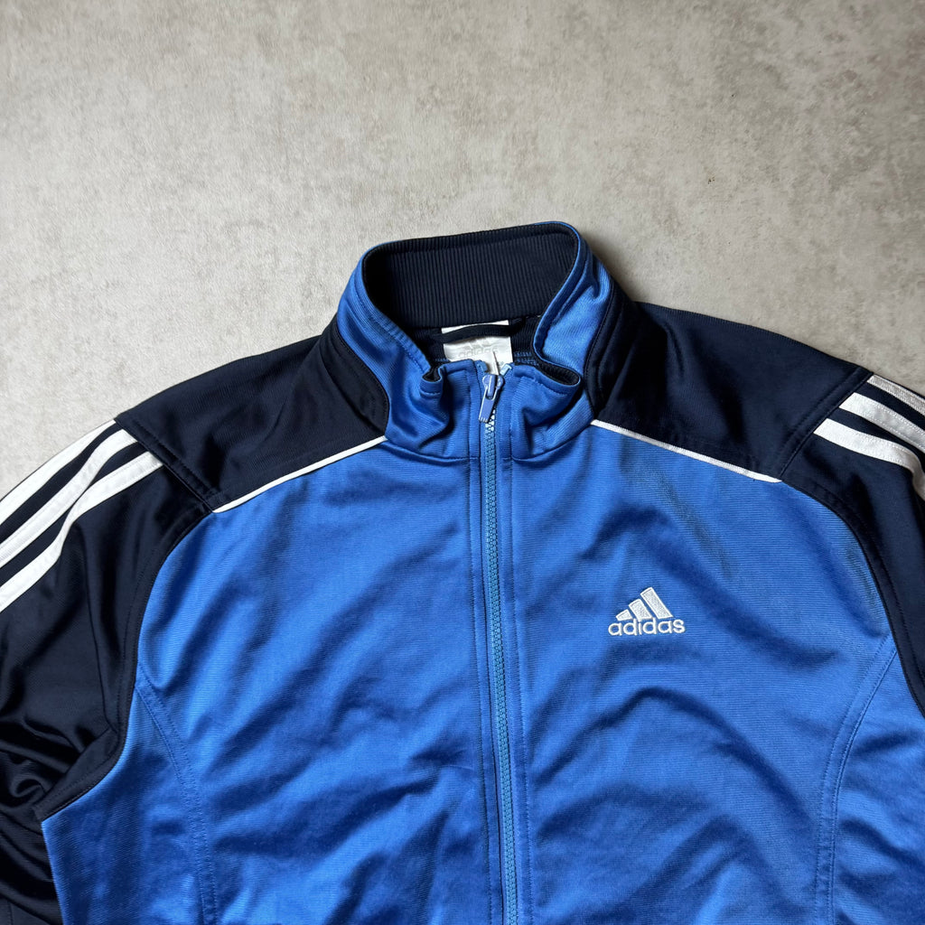 Blue Adidas Zip Up Hoodie - M