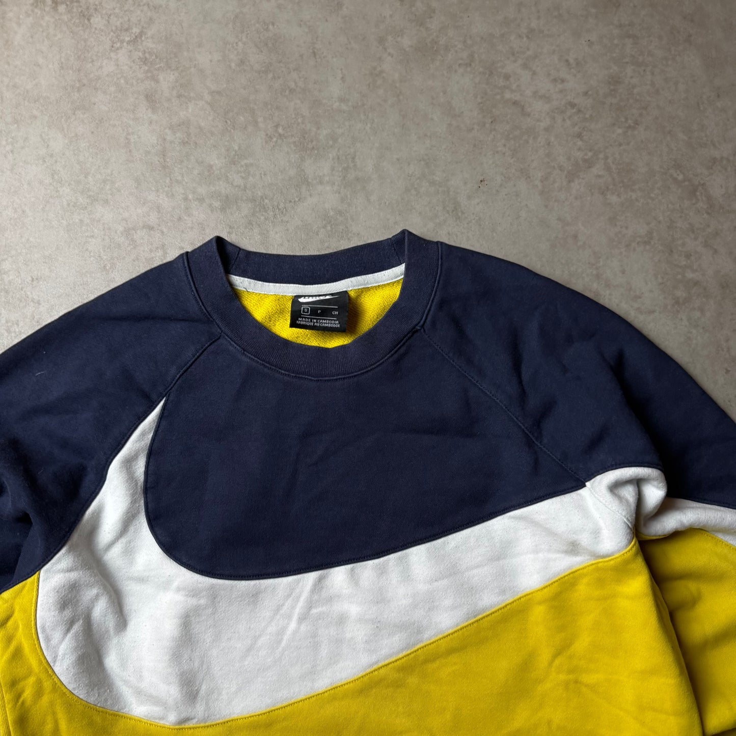 Yellow Nike Sweatshirt - S