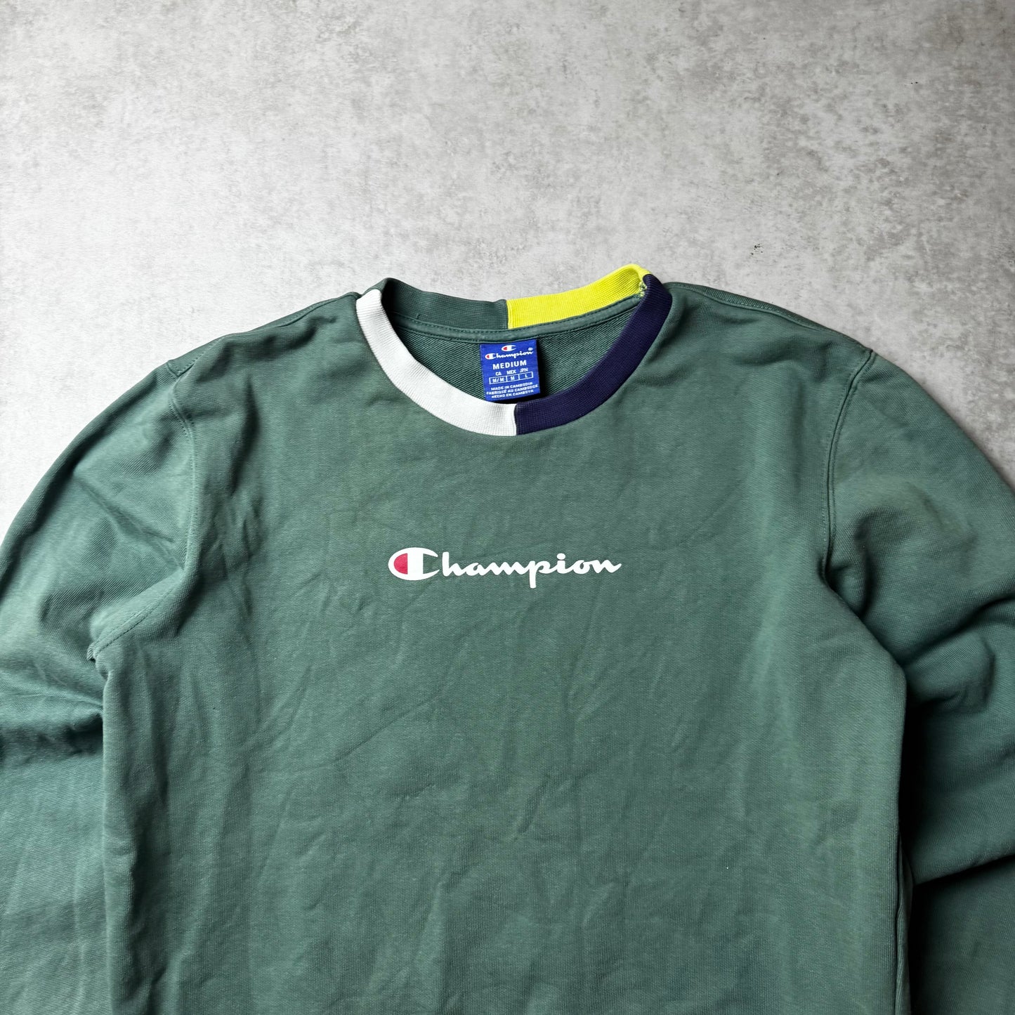 Green Vintage Champion Sweatshirt - XS