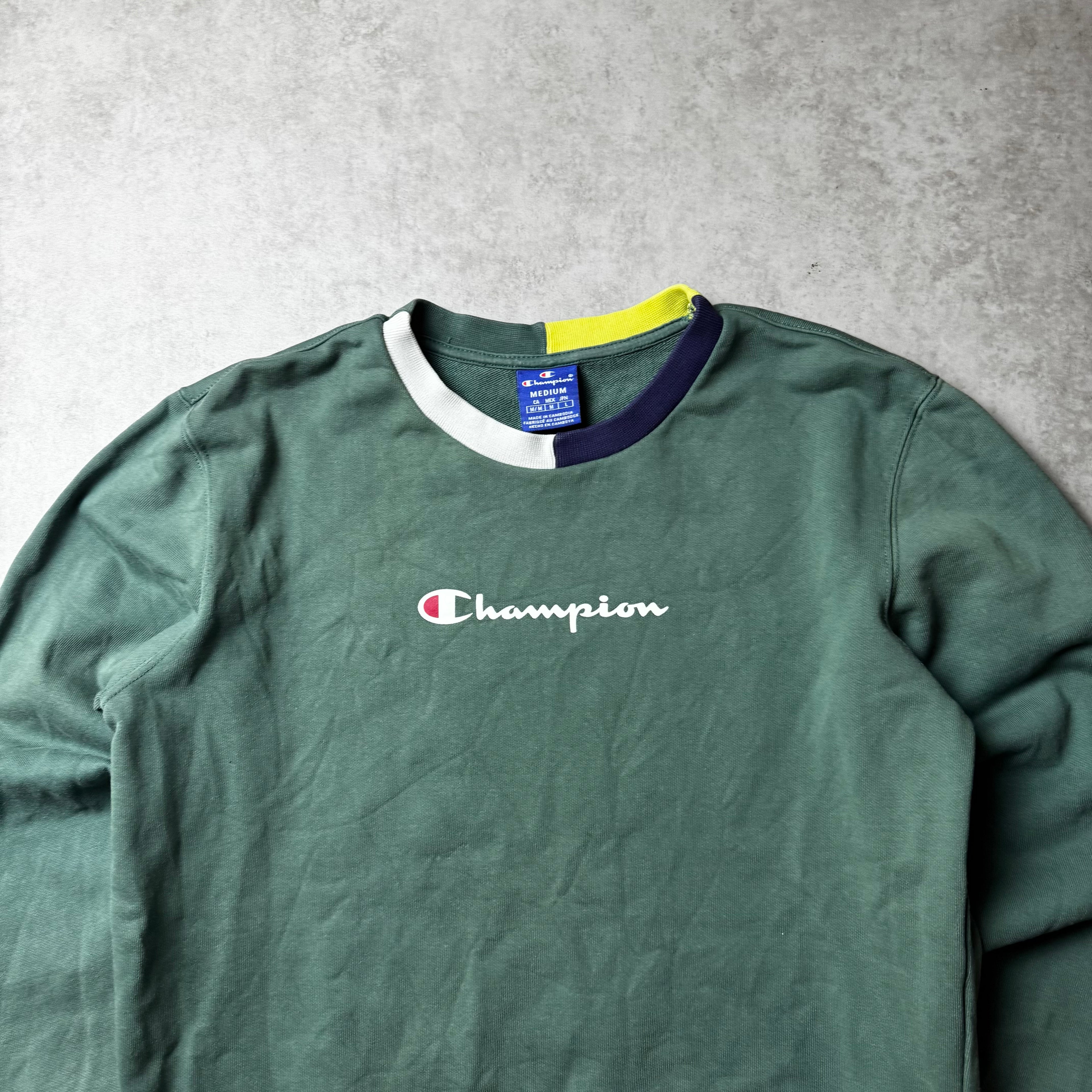 Green Vintage Champion Sweatshirt - XS