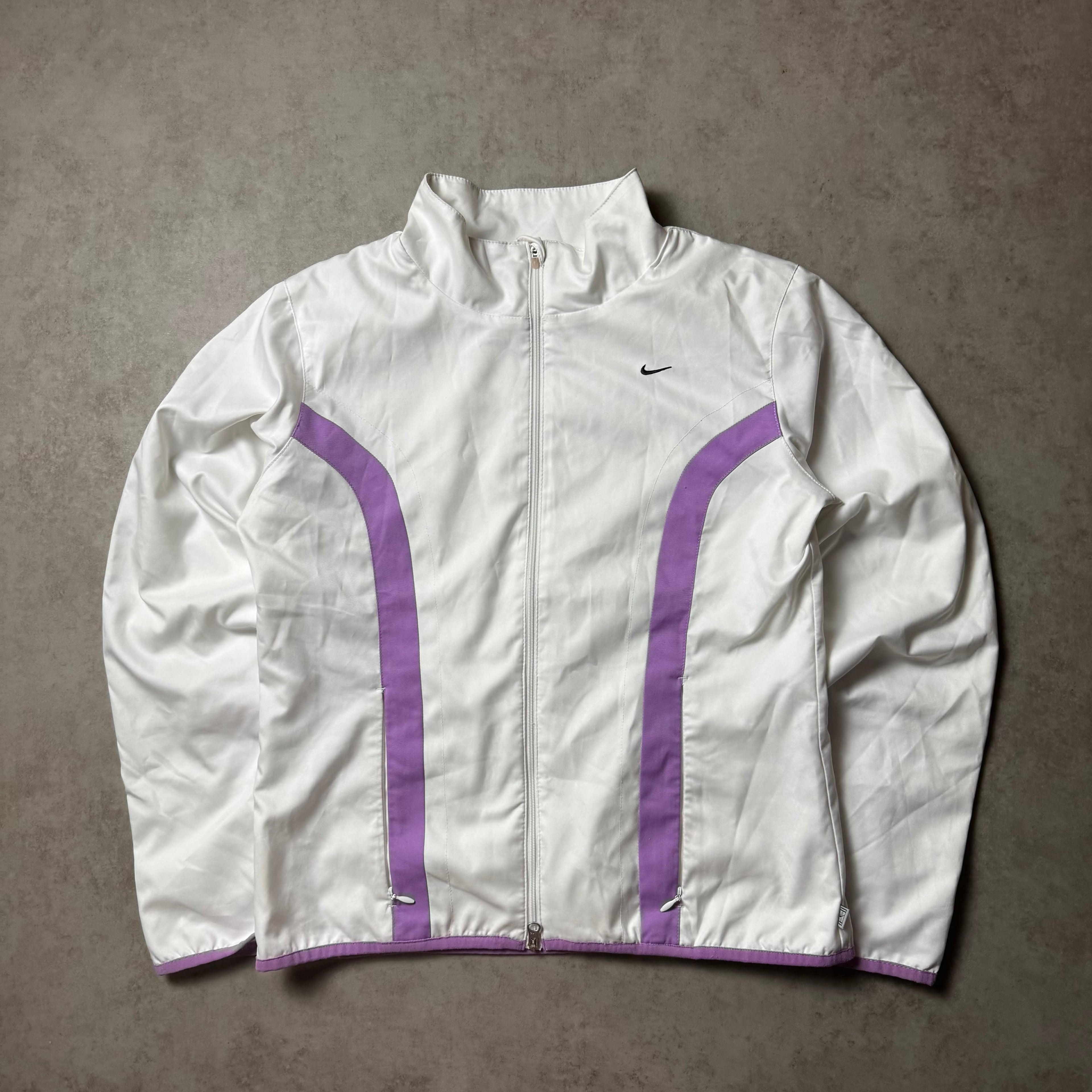 White Vintage Nike Windbreaker - S (XS)