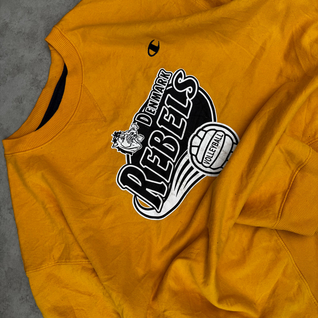Yellow Champion Sweatshirt - Size XL