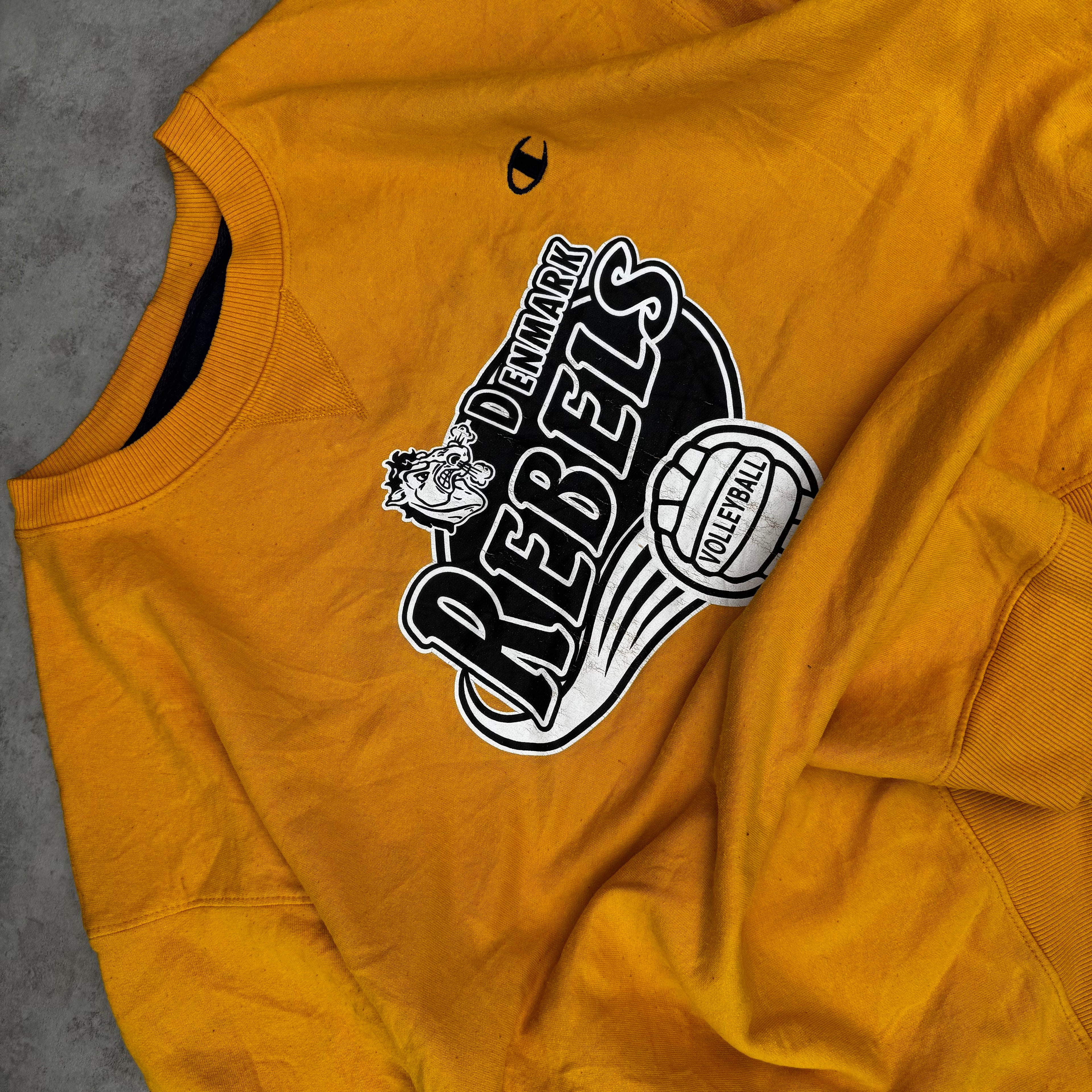 Yellow Champion Sweatshirt - Size XL