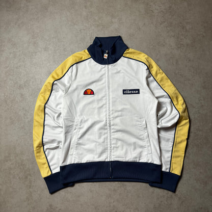 White Elesse Zip Up Hoodie - S