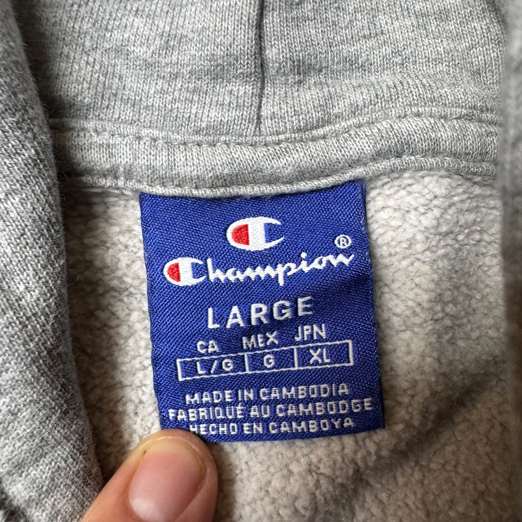 Gray Champion Hoodie - L (M)