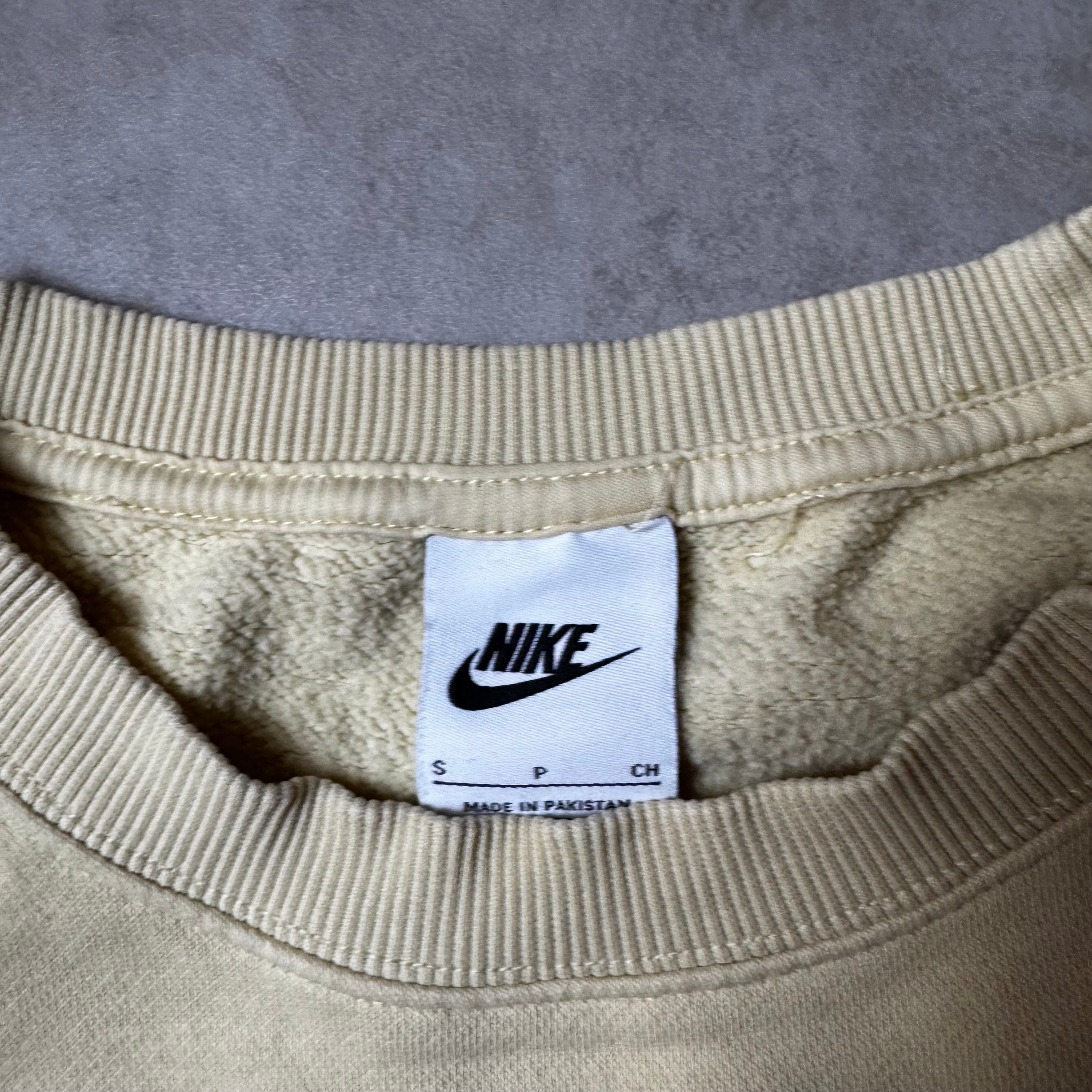 Yellow Nike Sweatshirt - M