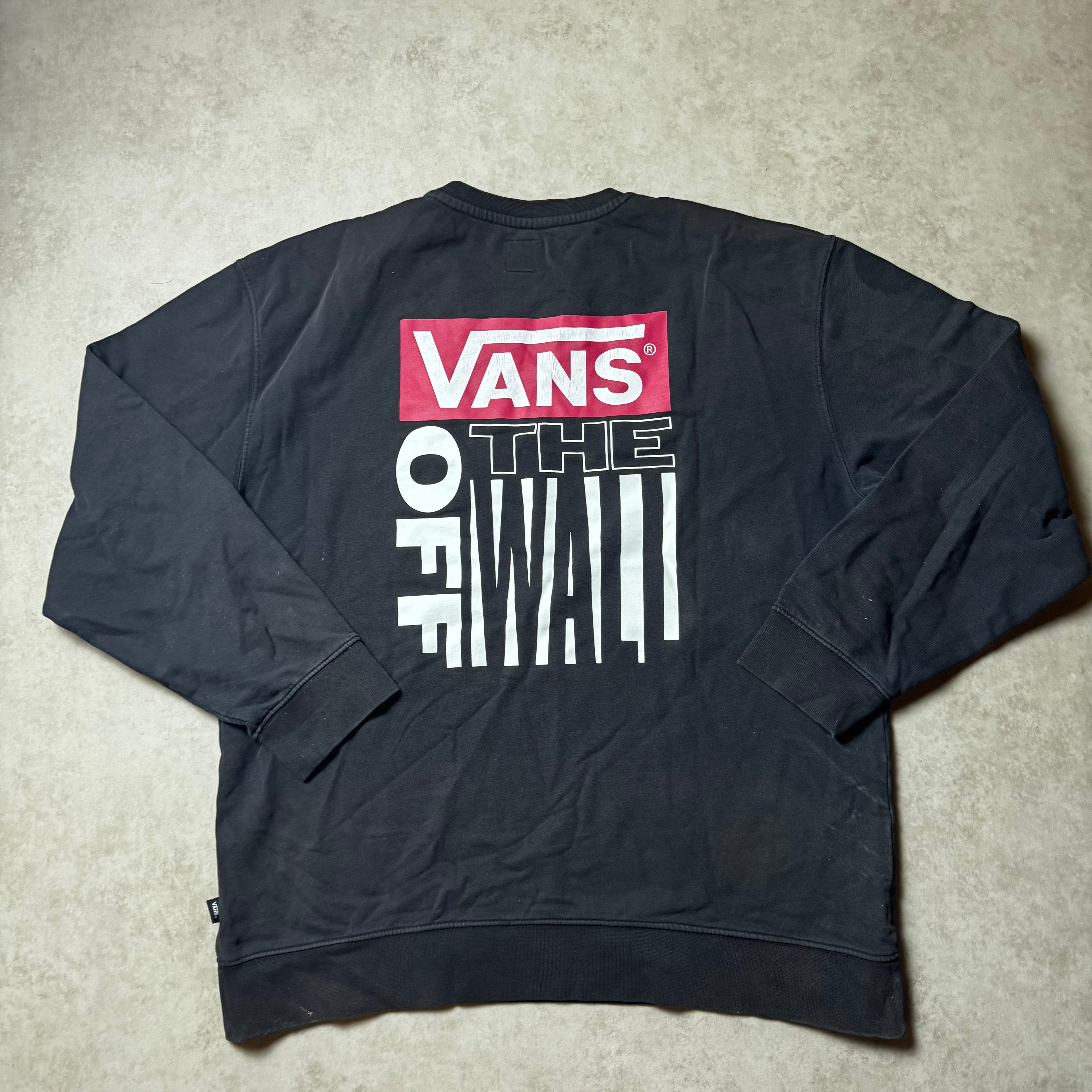 Black Vans Graphic Sweatshirt - L