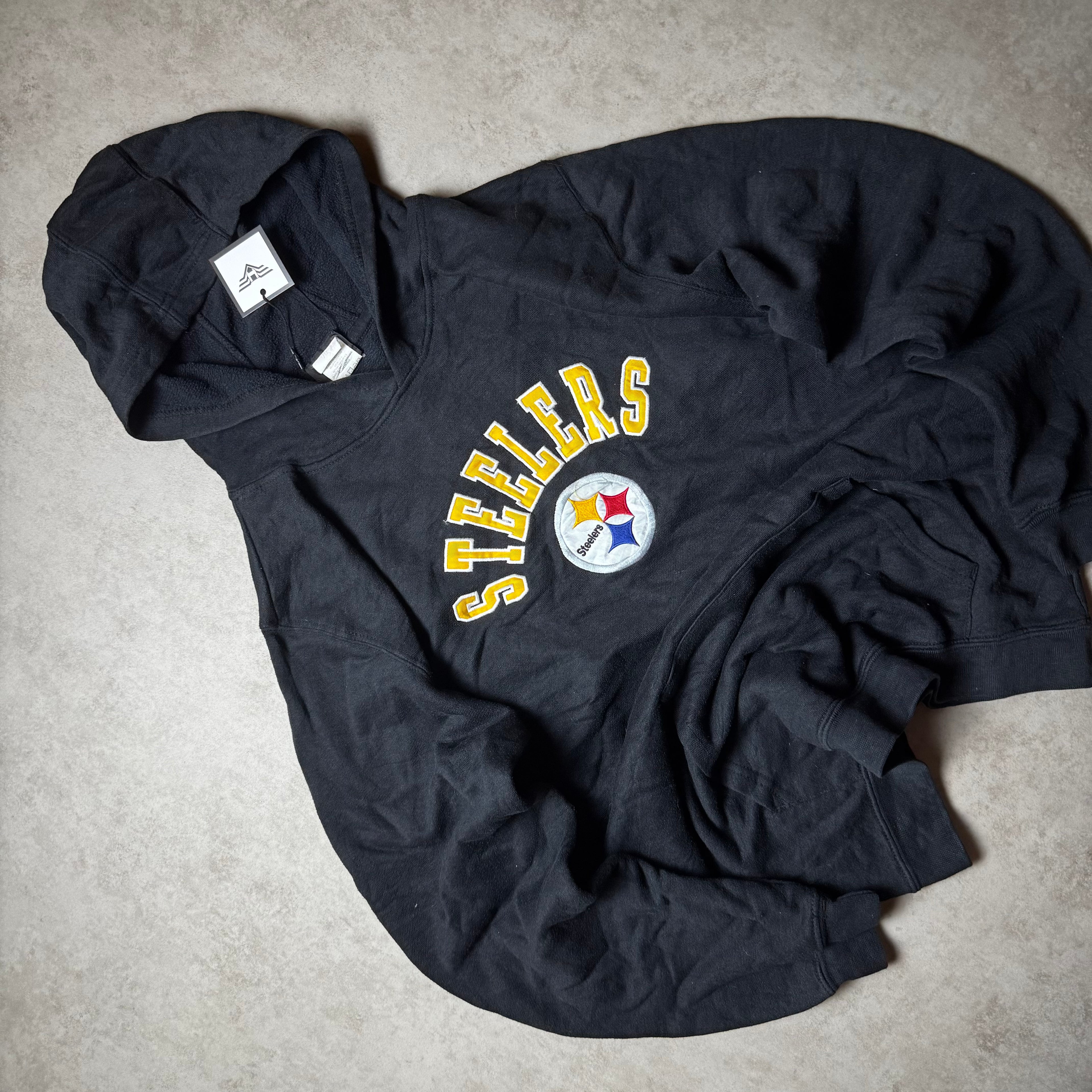 Black NHL Steelers Hoodie - Size M