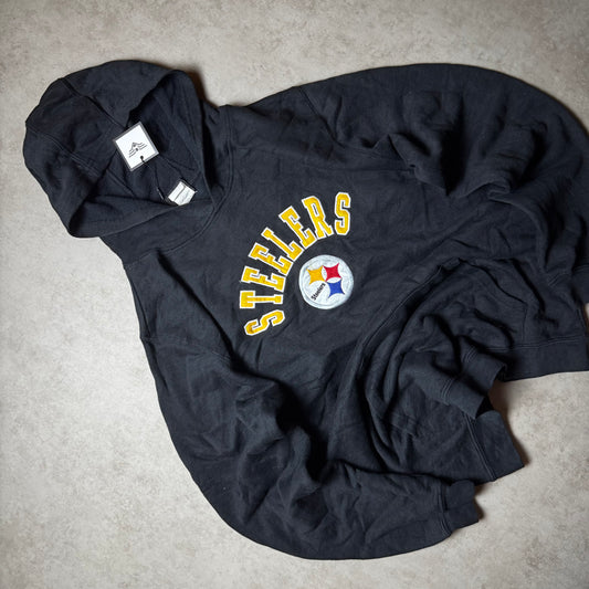 Black NHL Steelers Hoodie - Size M