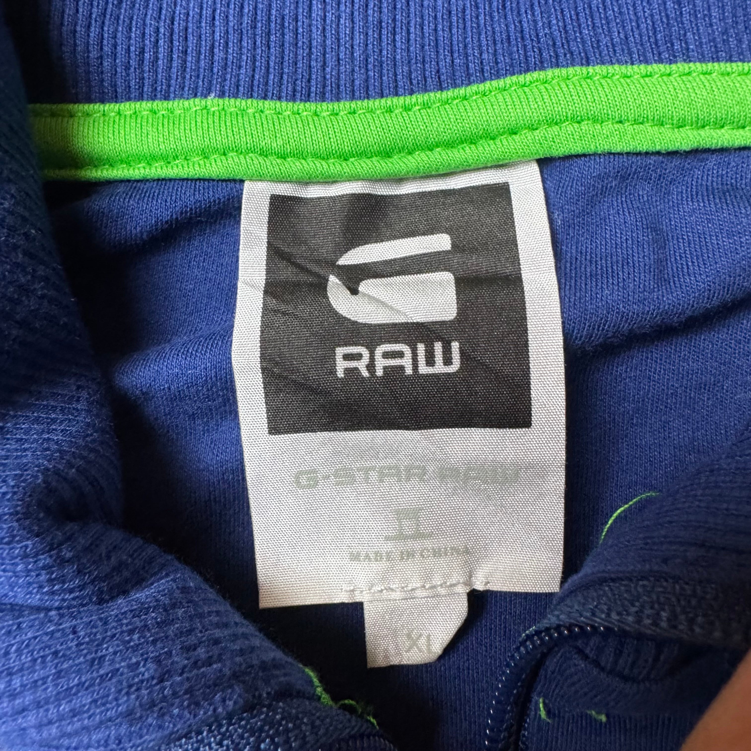 Blue G-Star Zip Up - Size M