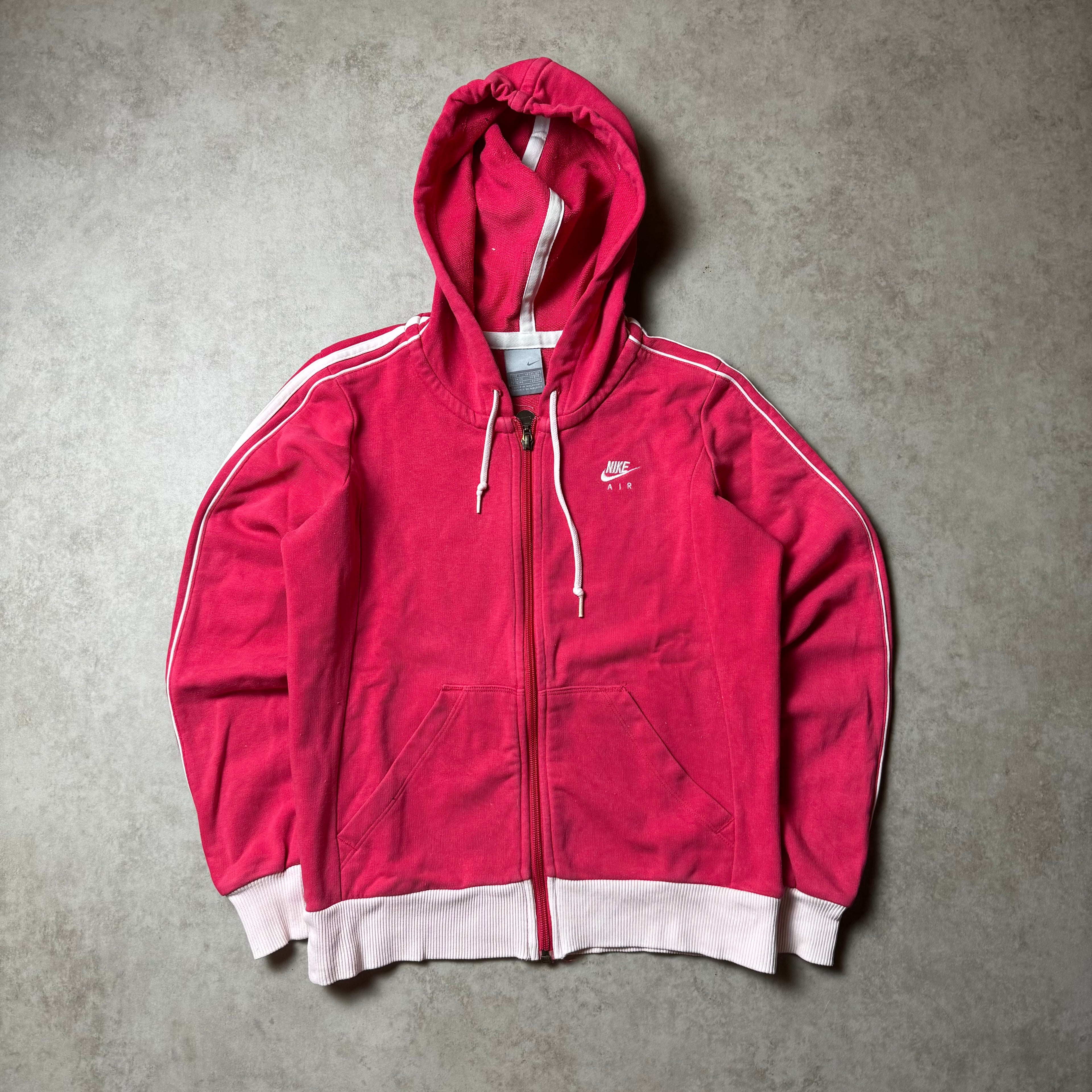 Pink Nike Air Zip Up Hoodie - S