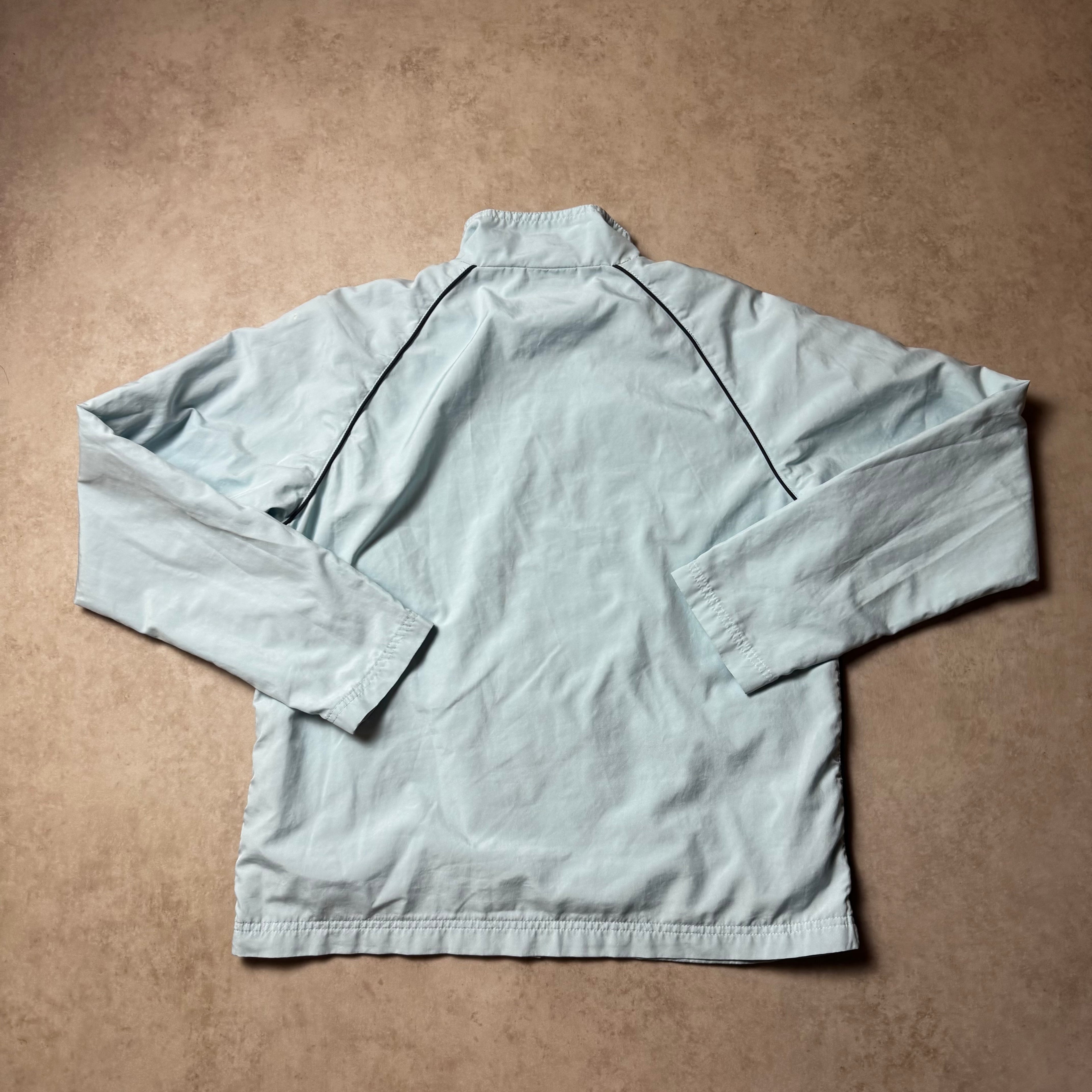 Light Blue Vintage Reebok Windbreaker - L (S)