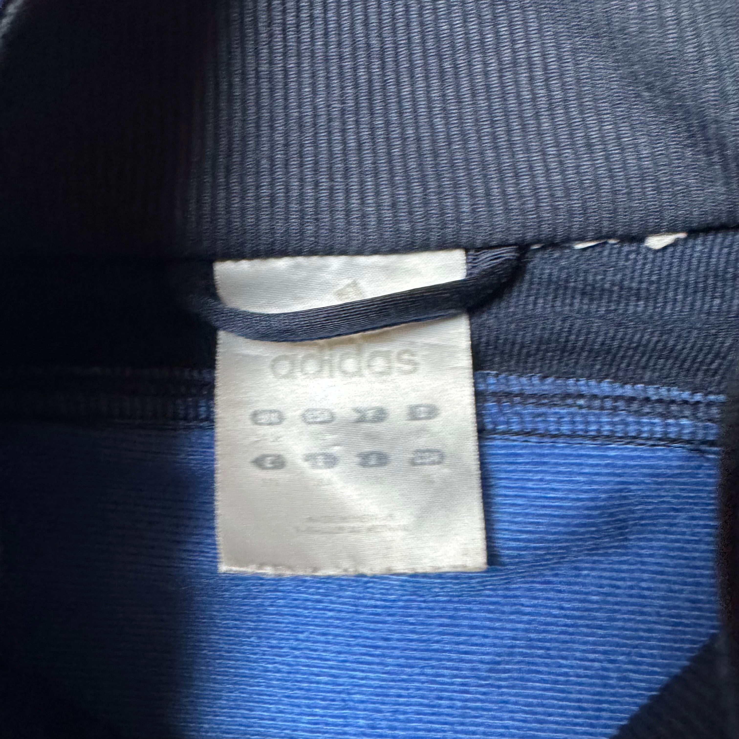 Blue Adidas Zip Up Hoodie - M