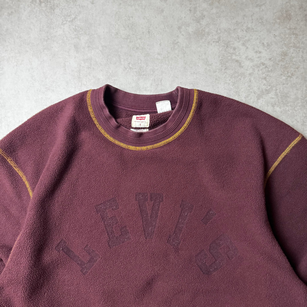 Dark Red Levi's Sweatshirt - S