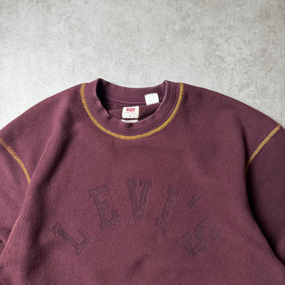 Dark Red Levi's Sweatshirt - S