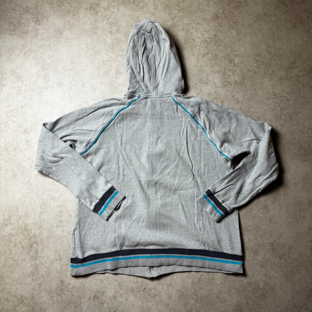 Gray Nike Zip Up Hoodie - M