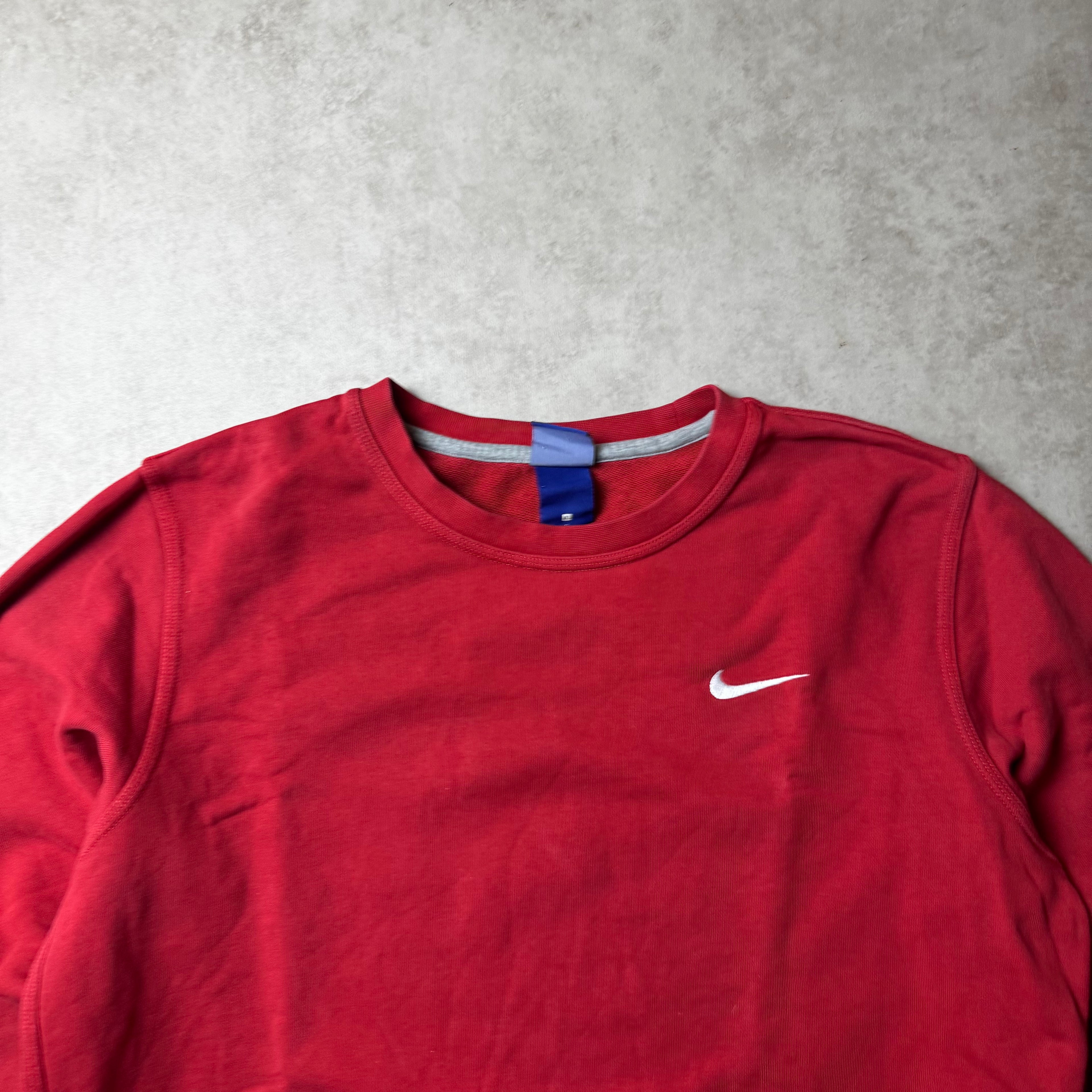 Red Nike Sweatshirt - L