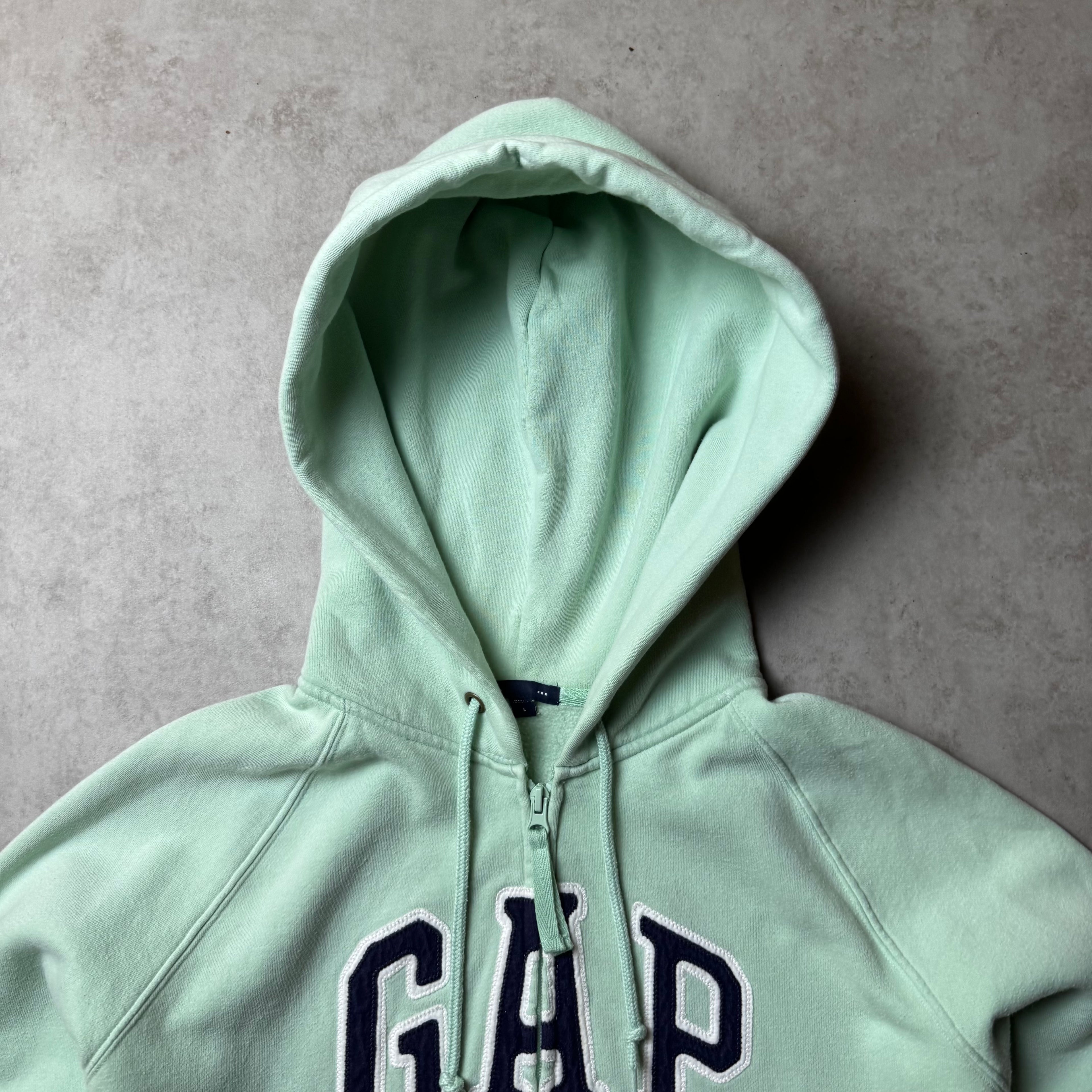 Mint GAP Zip Up Hoodie - L