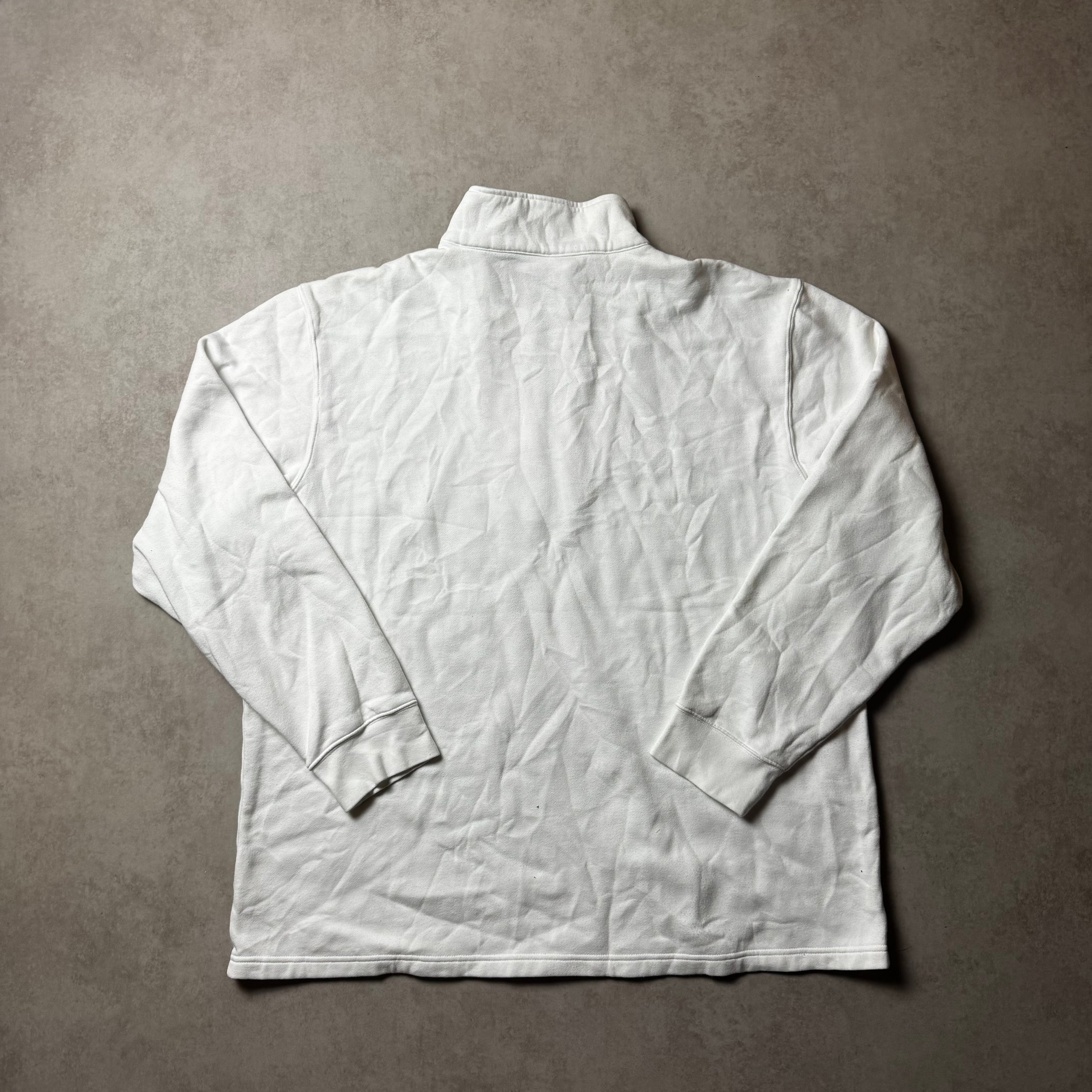 White Nike Quarter Zip - XXL