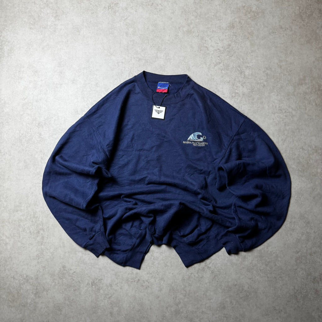Dark Blue Champion Sweatshirt - Size XL