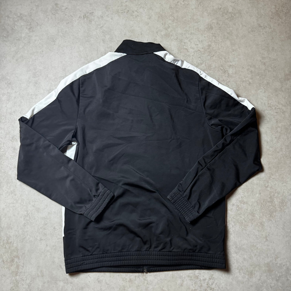 Black Vintage Puma Zip Up Hoodie - L (M)